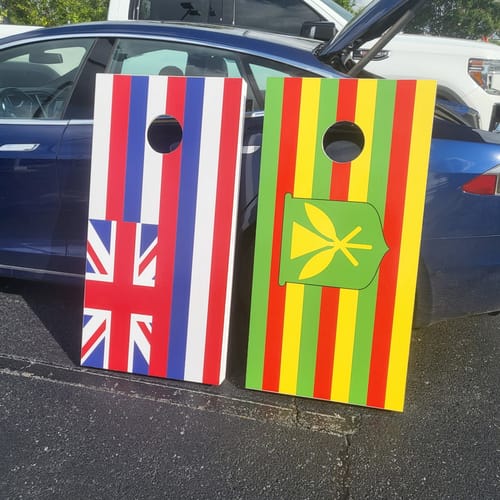 Jaime A. review of Custom Cornhole Board Wrap image 1 out of 1