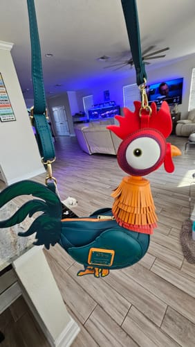 Customer photo review of Loungefly Disney Moana Hei Hei Figural Crossbody Bag