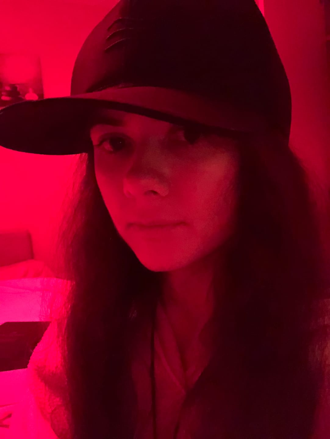 Customer photo review of Unisex LED Hair Growth Cap | Red Light & Deep Infrared Therapy