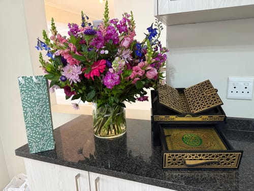 Customer photo review of Pretty in Pink and Purple