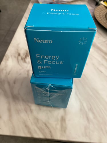 Customer photo review of Energy & Focus Gum