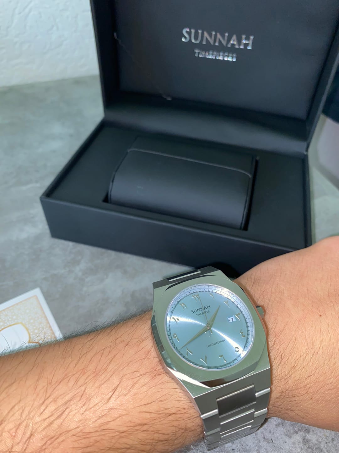 Customer photo review of MEN: Sharp Premium Steel 3.0 Iceblue