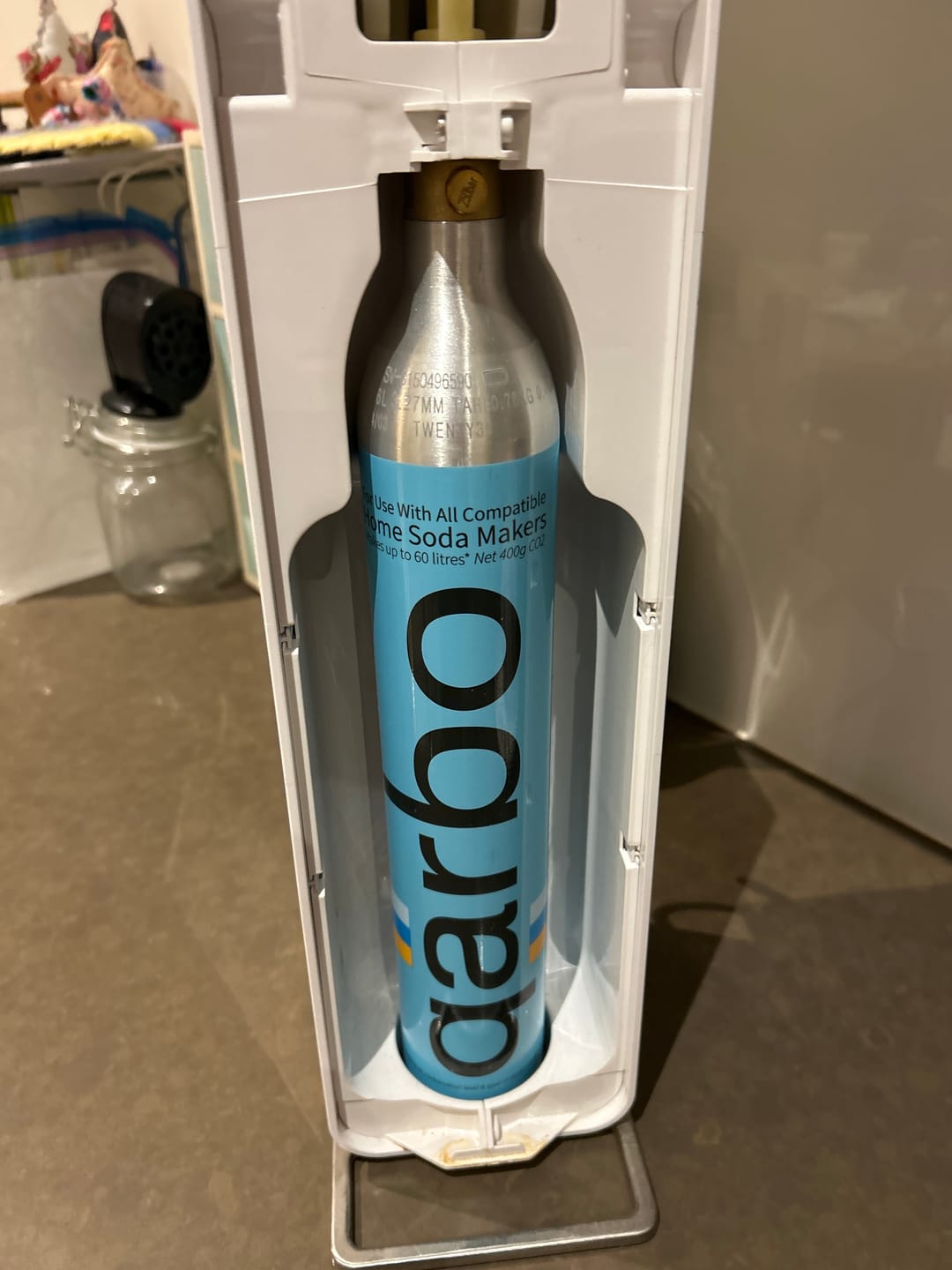 Customer photo review of qarbo*gas - 60L CO2 Cylinder Refills - Home Exchange Program