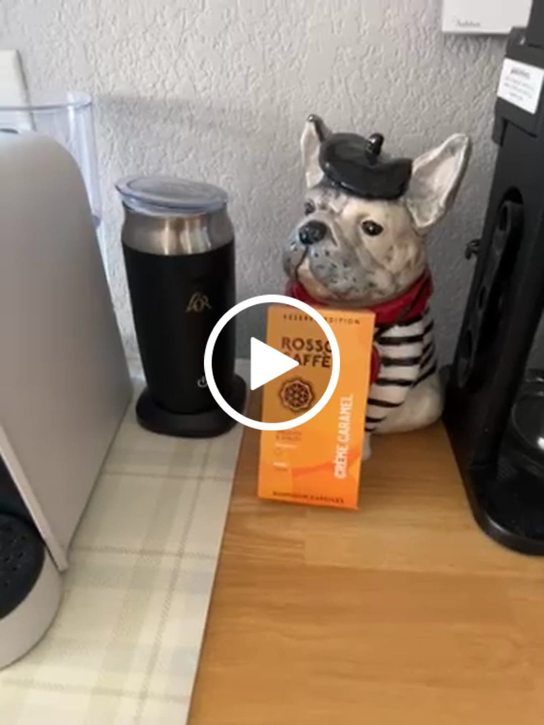 Customer video review of Crème Caramel