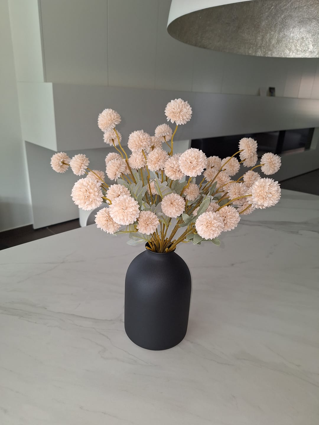 Customer photo review of Zijden Kiku Bloemen - Crème