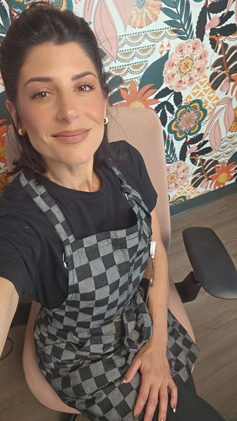 Customer photo review of Checkered Apron