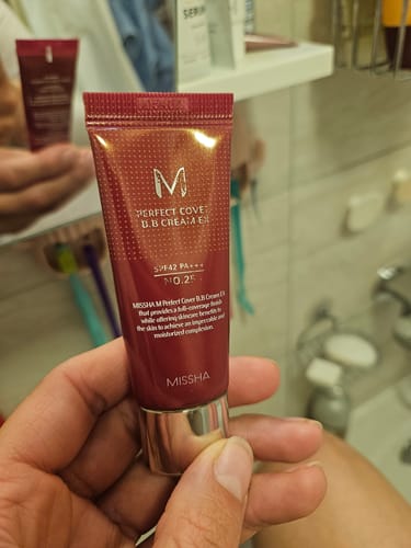 Customer photo review of MISSHA Perfect Cover BB Cream kremas
