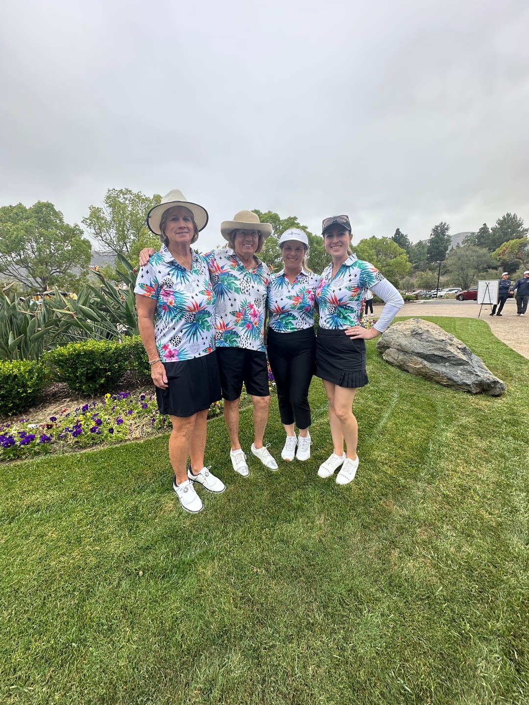 Customer photo review of Birdies of Paradise Women's Golf Polo