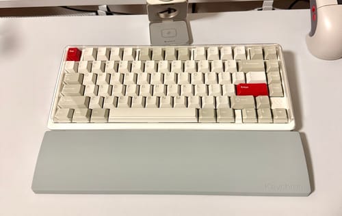 Customer photo review of Keychron矽膠手托