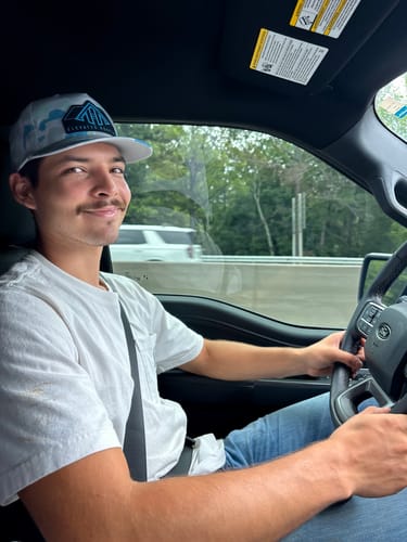 Customer photo review of Custom Leather Patch Rope Hat - Richardson 256P UMPQUA