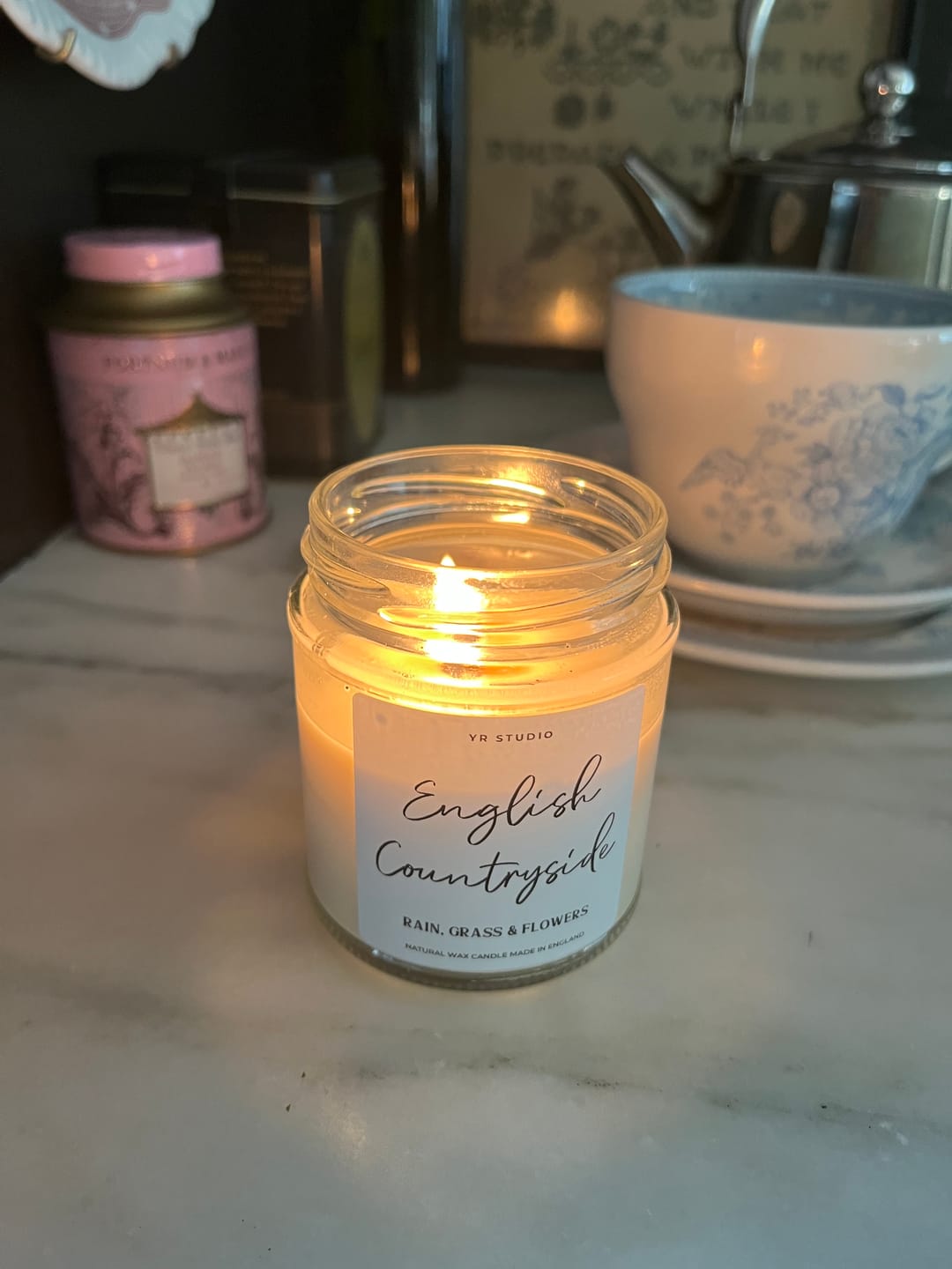 Customer photo review of "Into The Woods" Natural Wax Candle