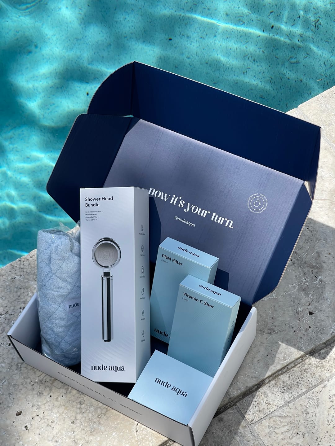 Customer photo review of Vitamin C Shower Bundle Set