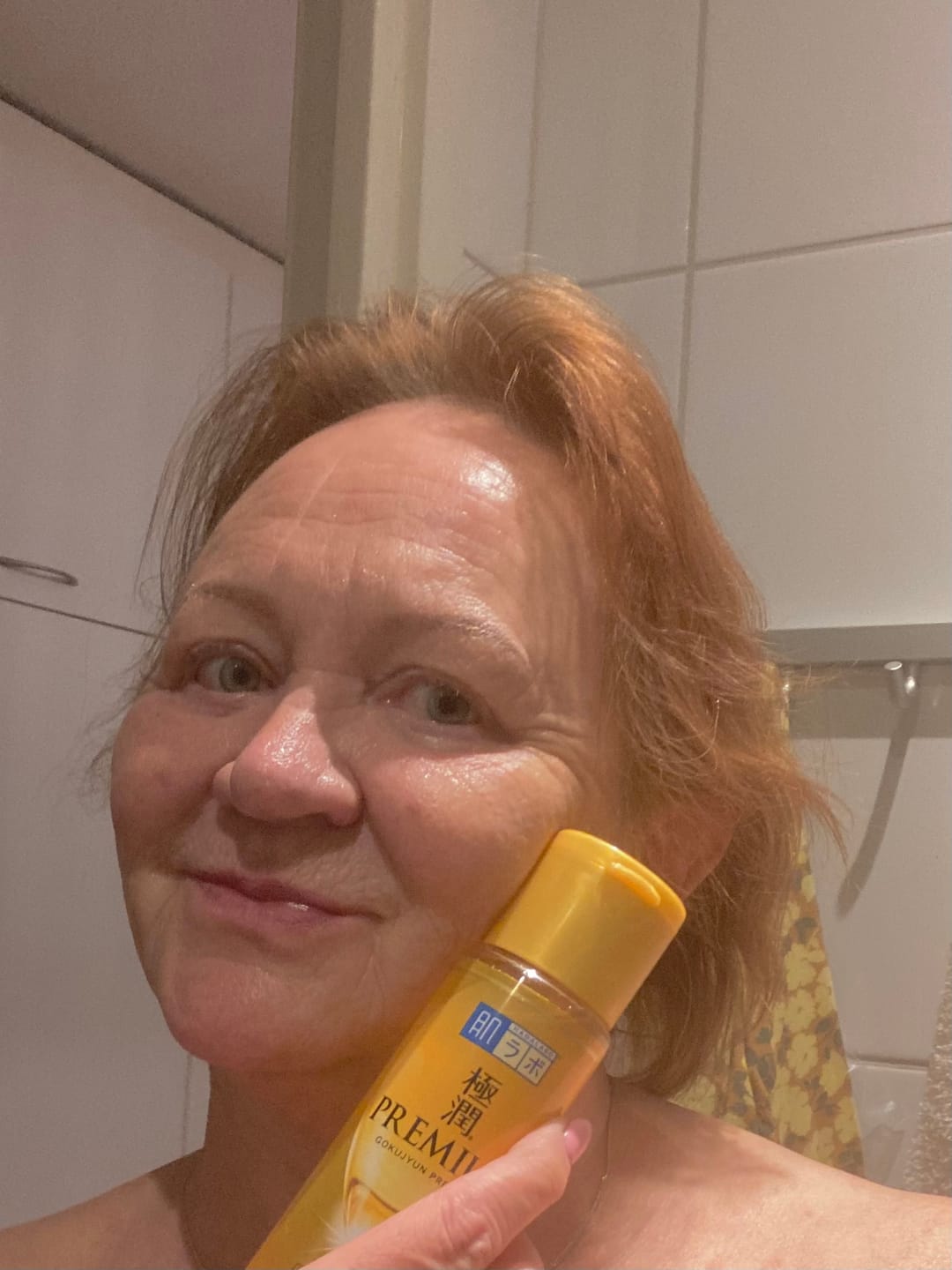 Customer photo review of Hada Labo Premium Lotion 170ml