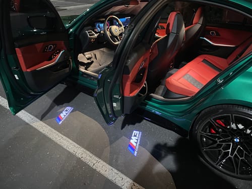 Customer photo review of BMW G SERIES DOOR LIGHTS