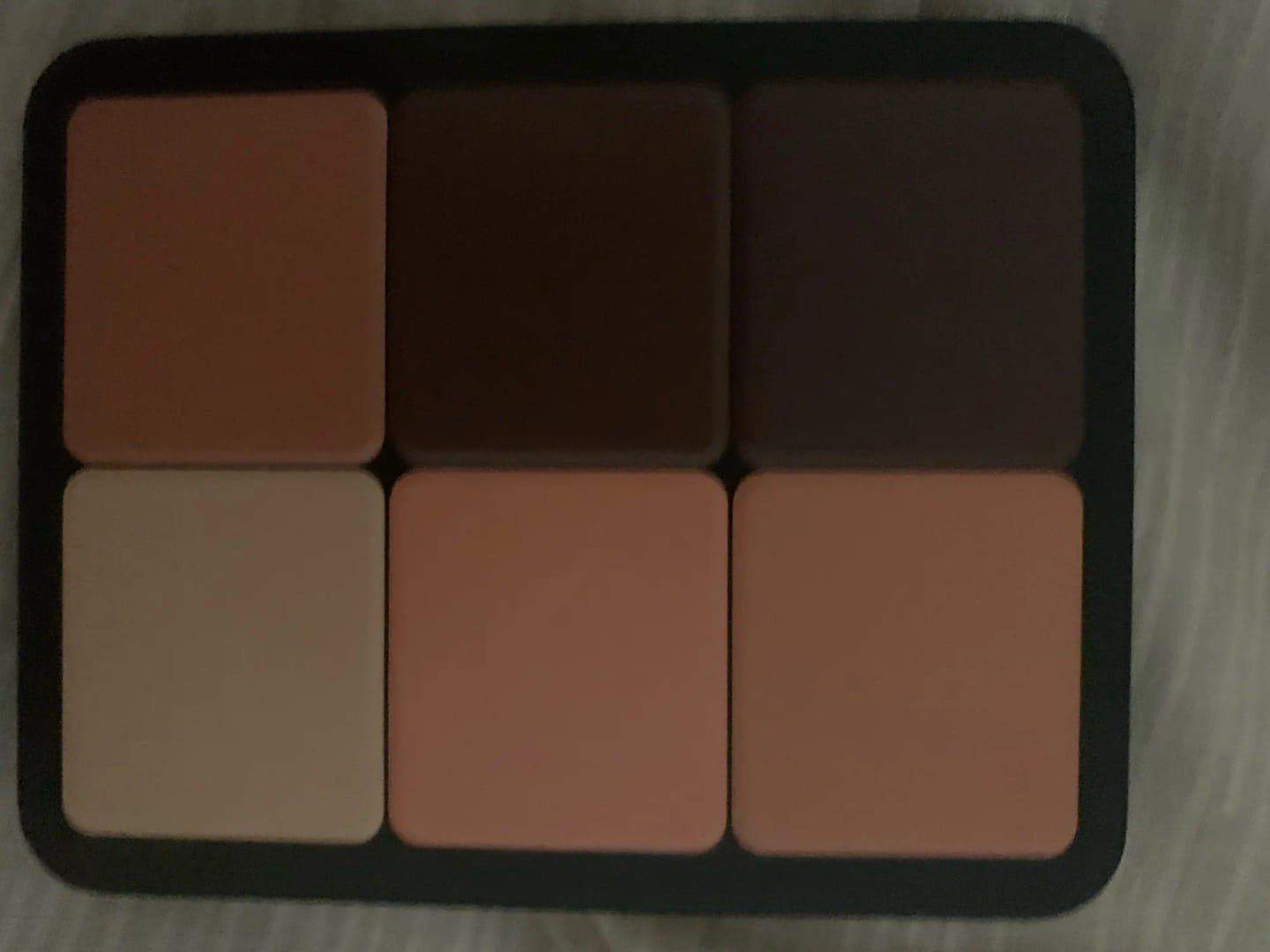Customer photo review of Matte Concealer And Blush Palette 12-Color Multitone Makeup — Multi-Color | KIMLUD