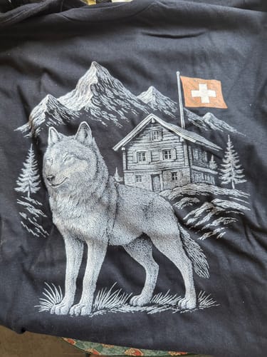 Customer photo review of Berg T-Shirt - Wolf