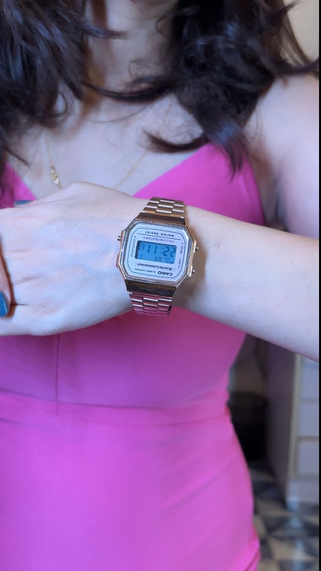Customer photo review of Casio Vintage A168 Unisex (Digital Watch)