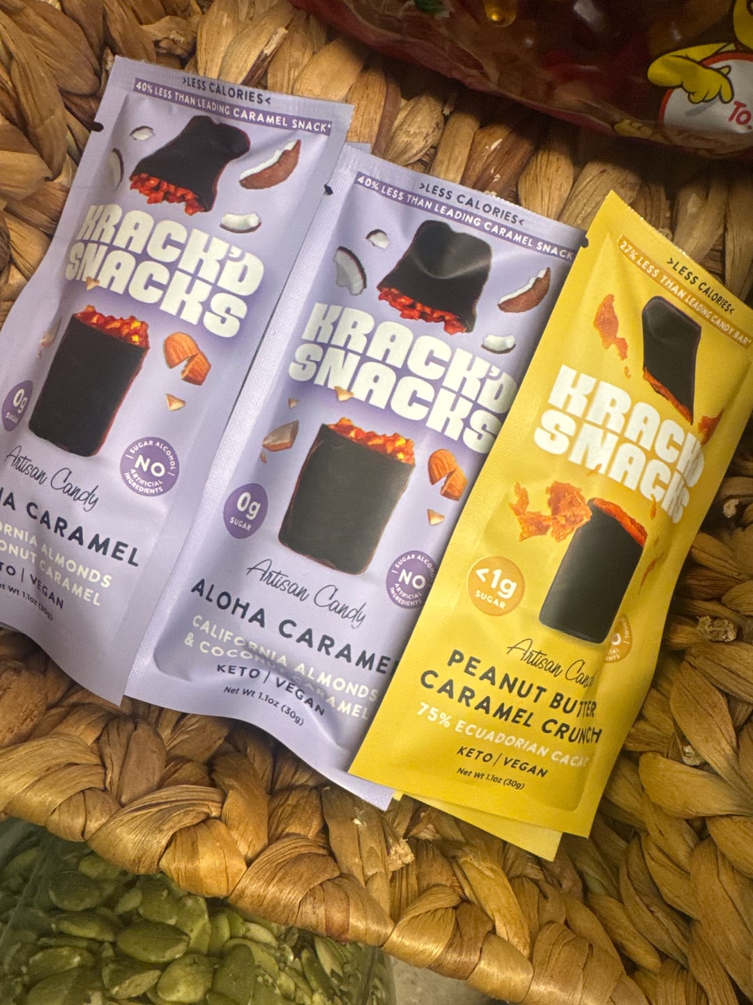 Customer photo review of Dark Chocolate Aloha Caramel