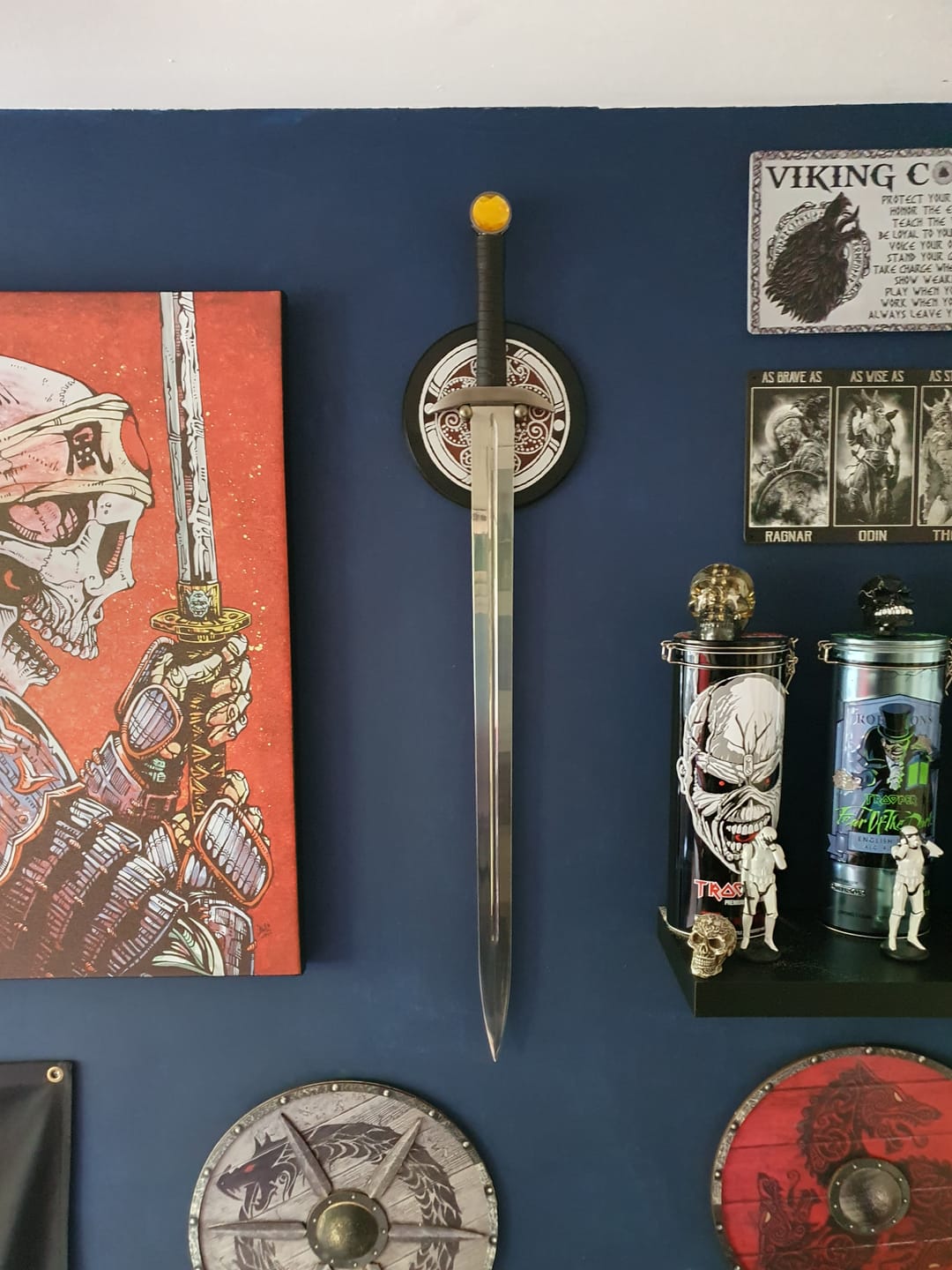 Customer photo review of The Last Kingdom | Uhtred Serpents Breath Replica Sword