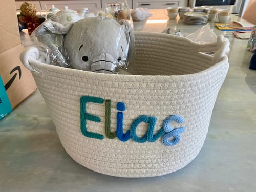 Customer photo review of Basket Size