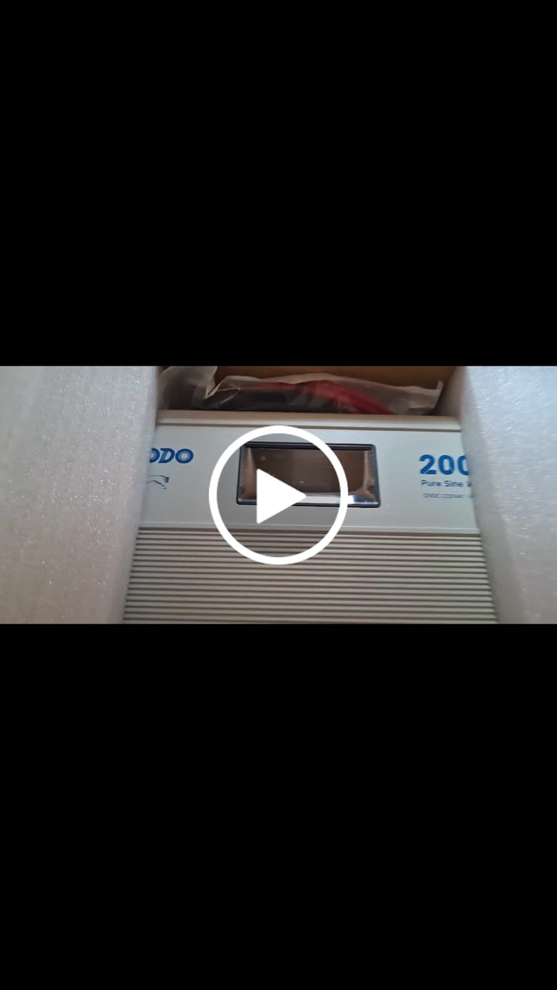 Customer video review of Redodo 2000W Reiner Sinus Wechselrichter Mit LCD Monitor