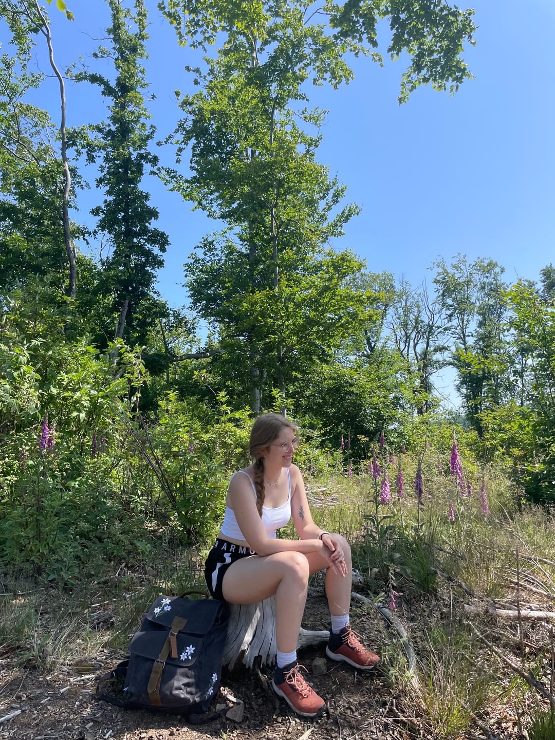 Customer photo review of Daypack Acadia - Almblume (🌲)