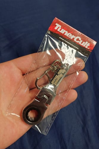 Customer photo review of 10mm Wrench Keychain