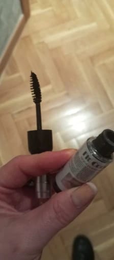Customer photo review of Colorful Eyelash Mascara With Glitter Diamonds And Curl — Purple | KIMLUD