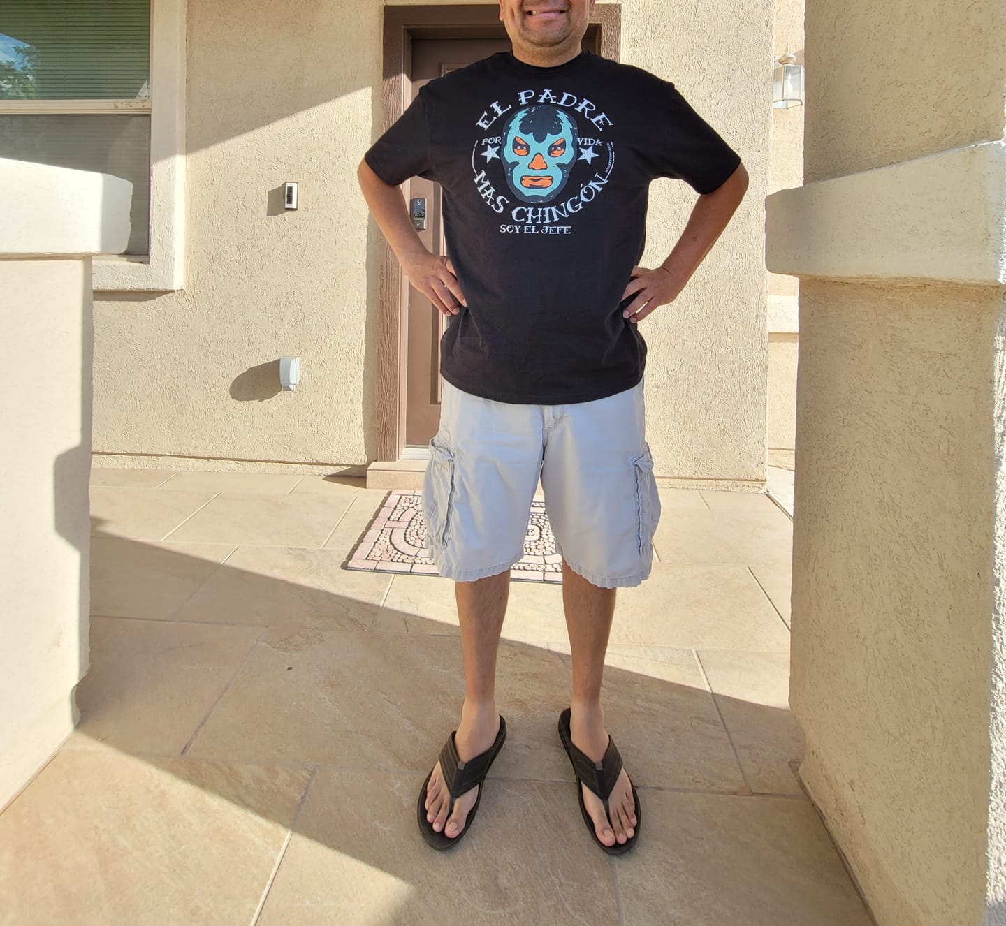 Customer photo review of El Padre Mas Chingon OG T-Shirt