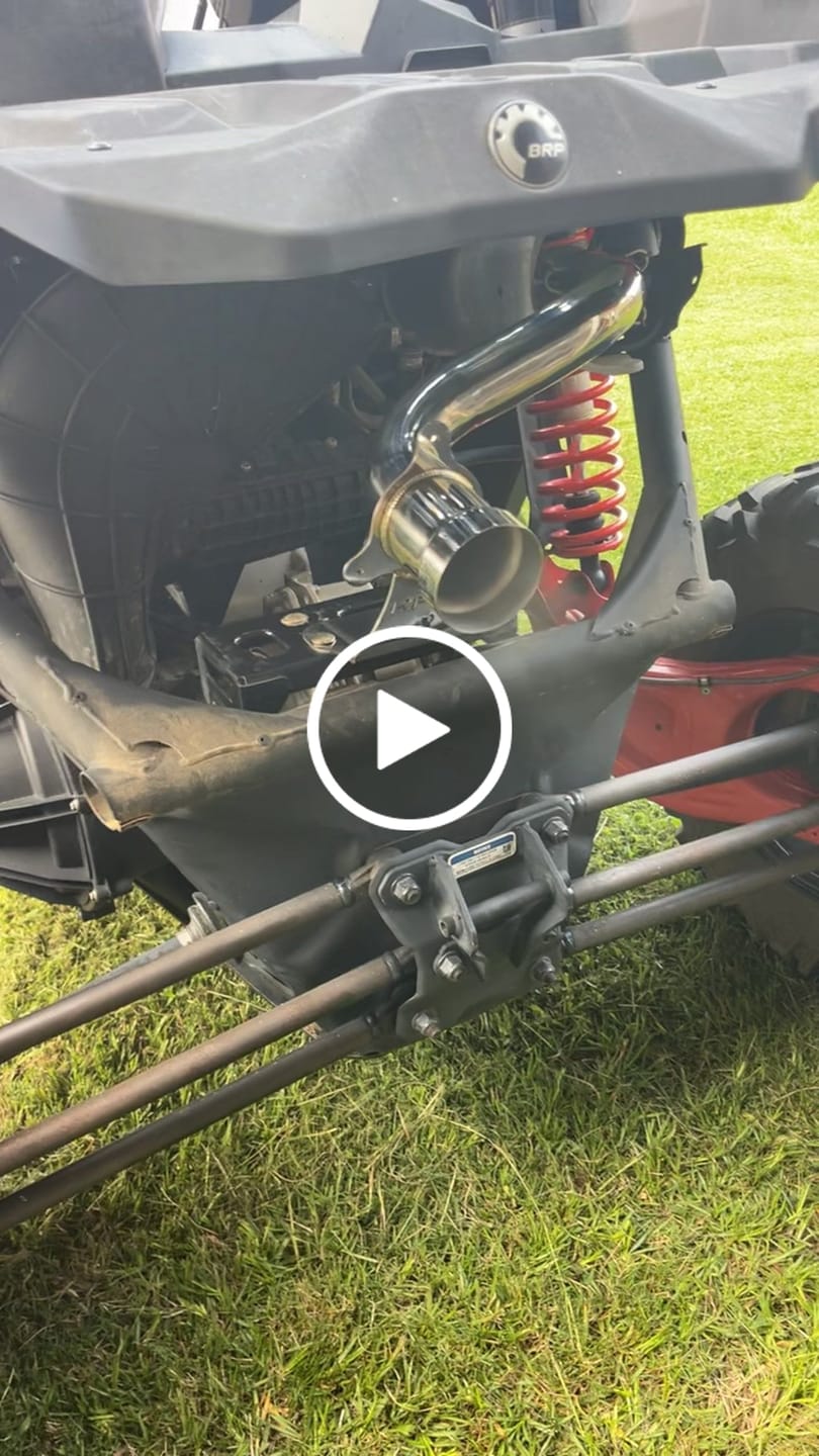 Customer video review of RPM Can-Am X3 Muffler Delete " Slip On " Exhaust Race Pipe