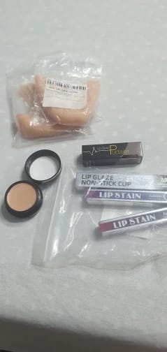 Customer photo review of Matte Lip Color Lip Cream Long-Lasting Velvet Finish With Rich Pigment — Blush Pink | KIMLUD