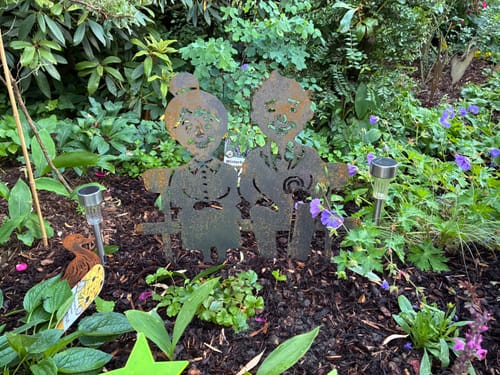 Customer photo review of Gartenstecker Oma & Opa