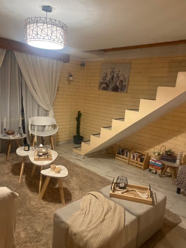 Customer photo review of Lampara Malla Circular Decorativa