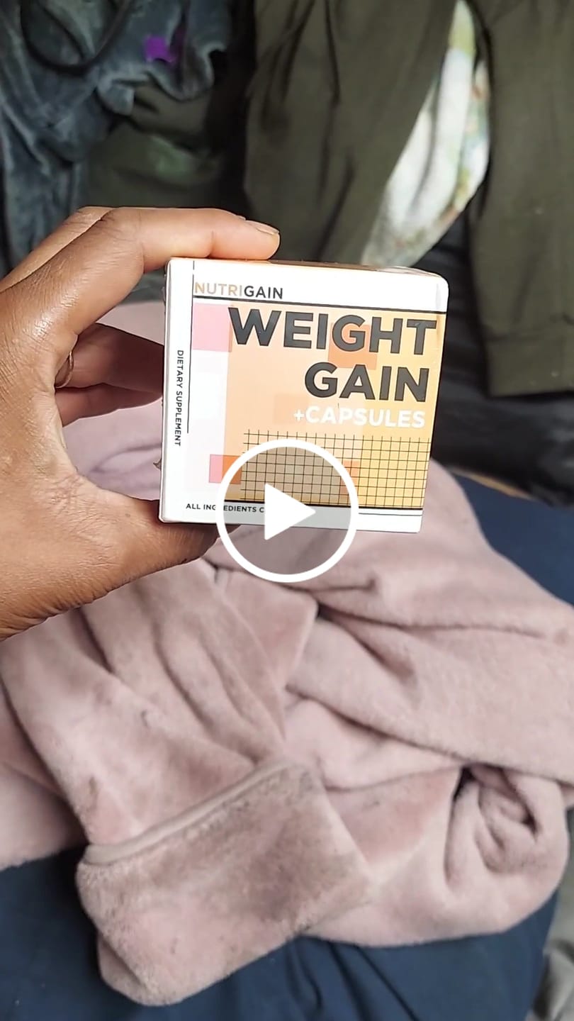 Customer video review of Nutrigain Weight Gain Capsules