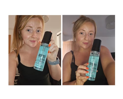 Customer photo review of Express Clear Tan Water Mousse