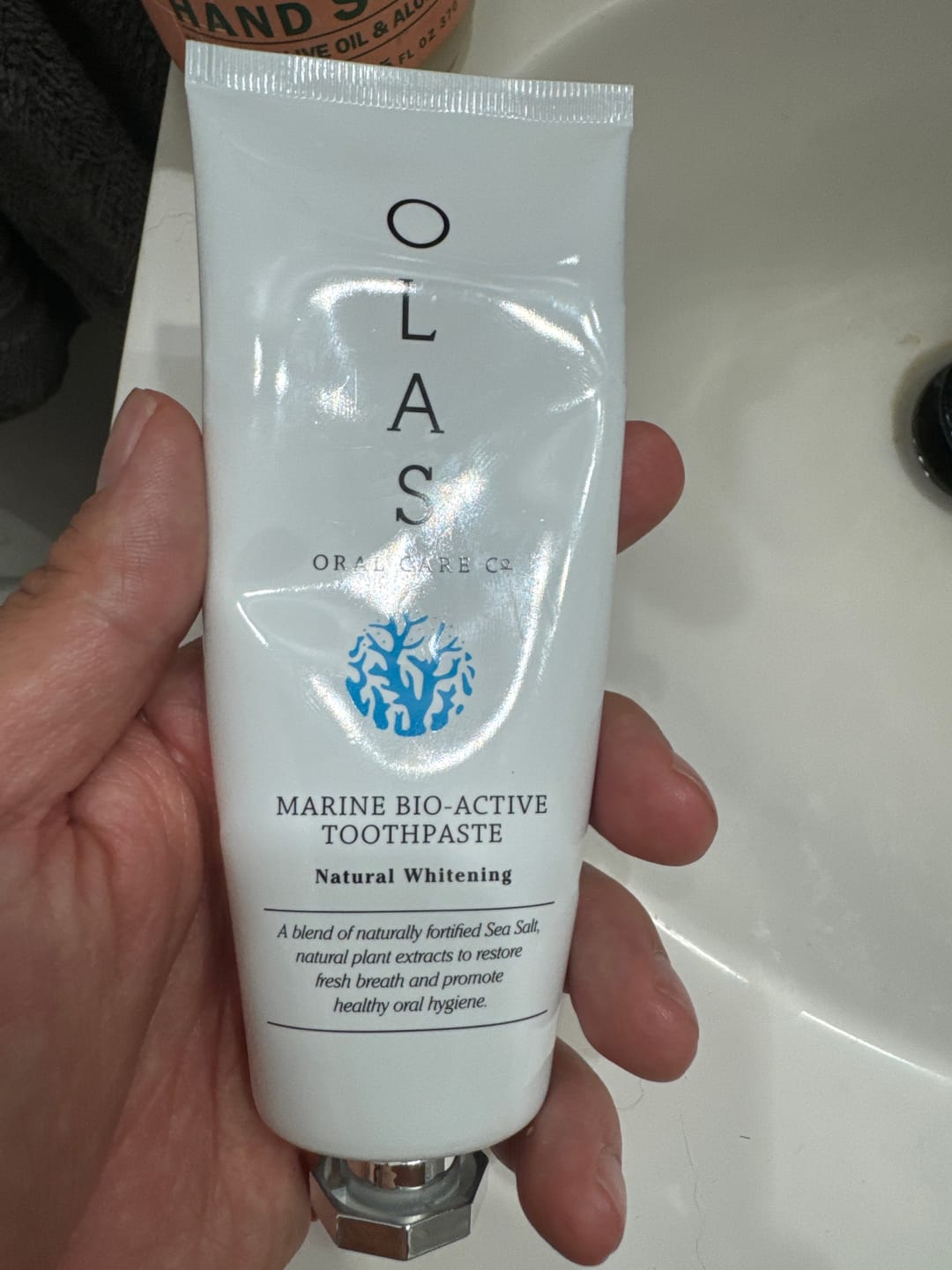 Customer photo review of NEW - OLAS Marine Bio-Active Toothpaste
