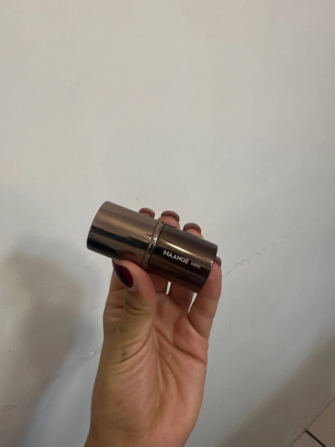 Customer photo review of Synthetic Hair Brush Set Double-Head Foundation Bronzer — Bronze | KIMLUD