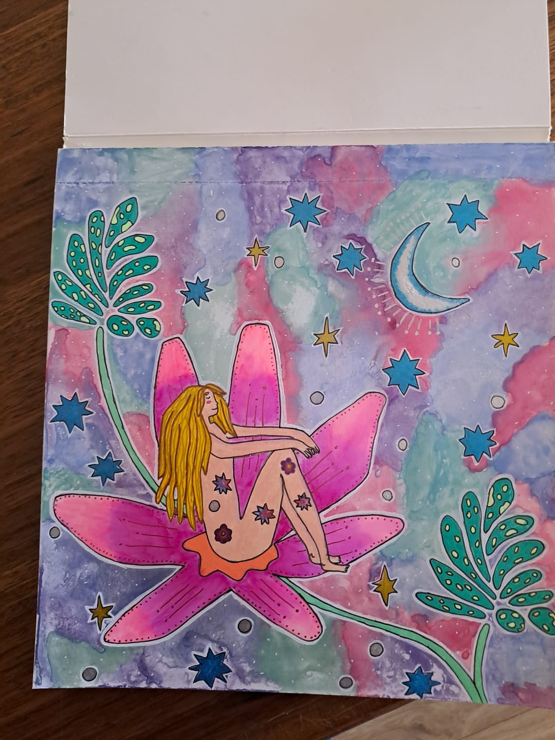 Customer photo review of Artel - Block para Colorear Mysticus x Dani Blanq