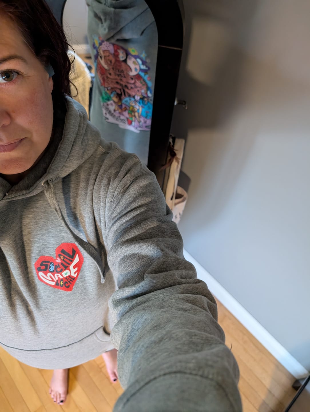 Customer photo review of Queer Love Hoodie