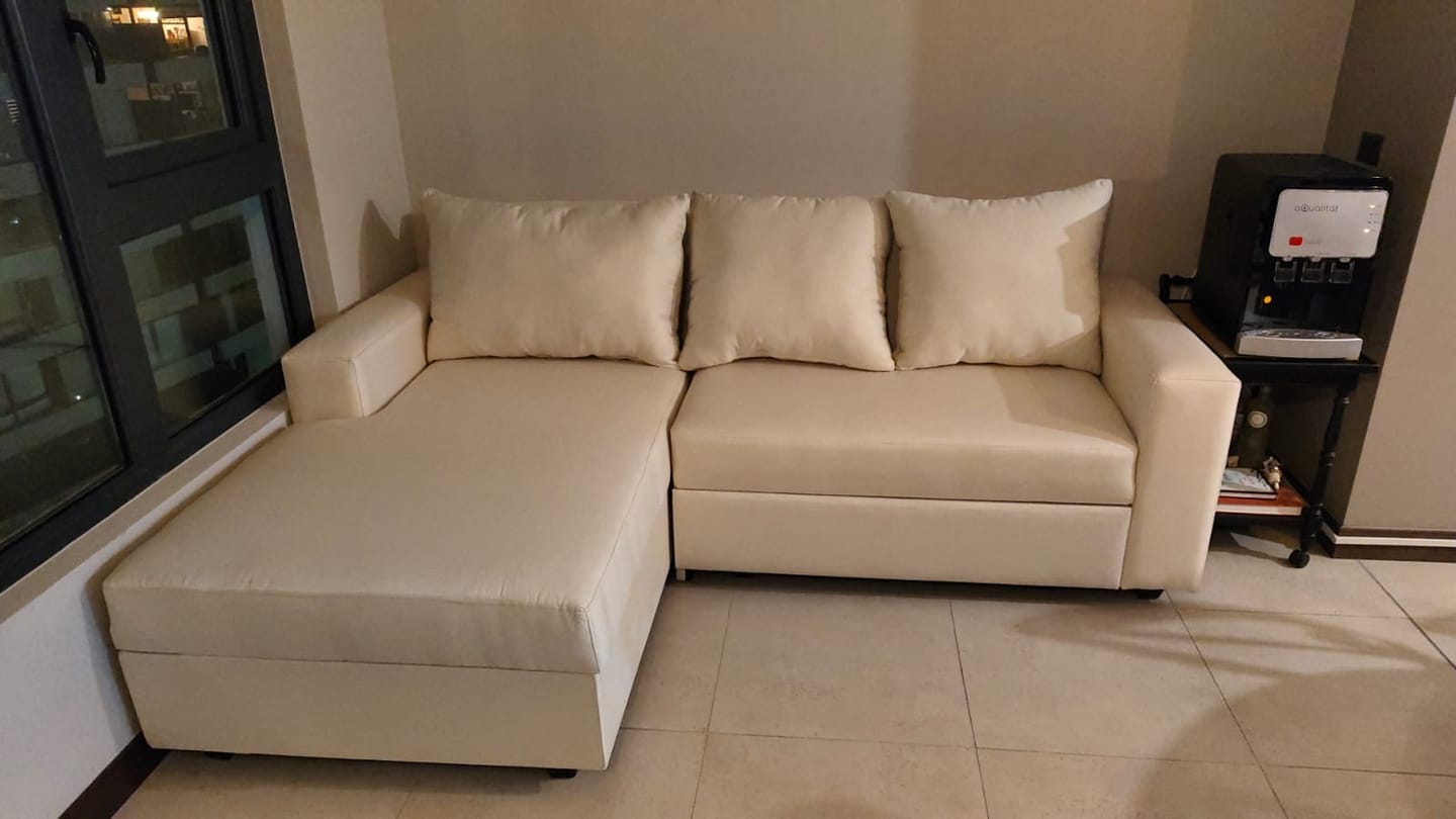 Customer photo review of Sofá en L Cama Baúl Paris