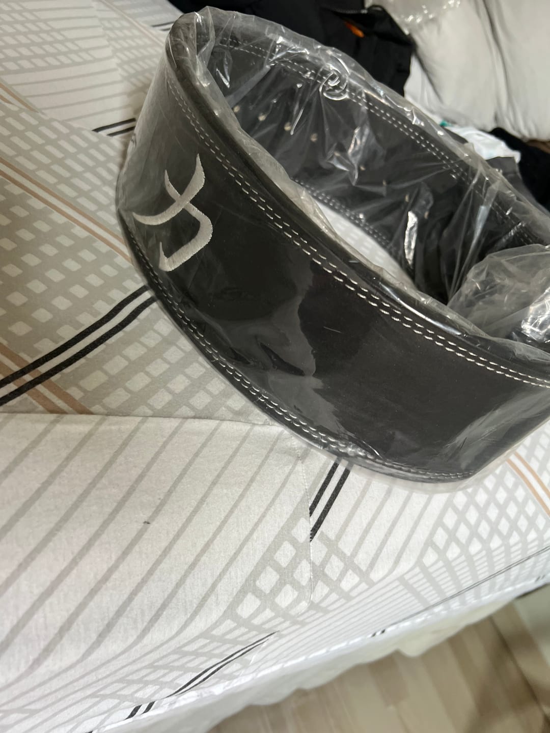 Customer photo review of Super Stiff Wrist Wraps - Black
