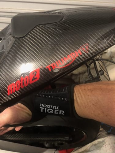 Customer photo review of Motorcycle Wrist Support - Ride Without Wrist Pain