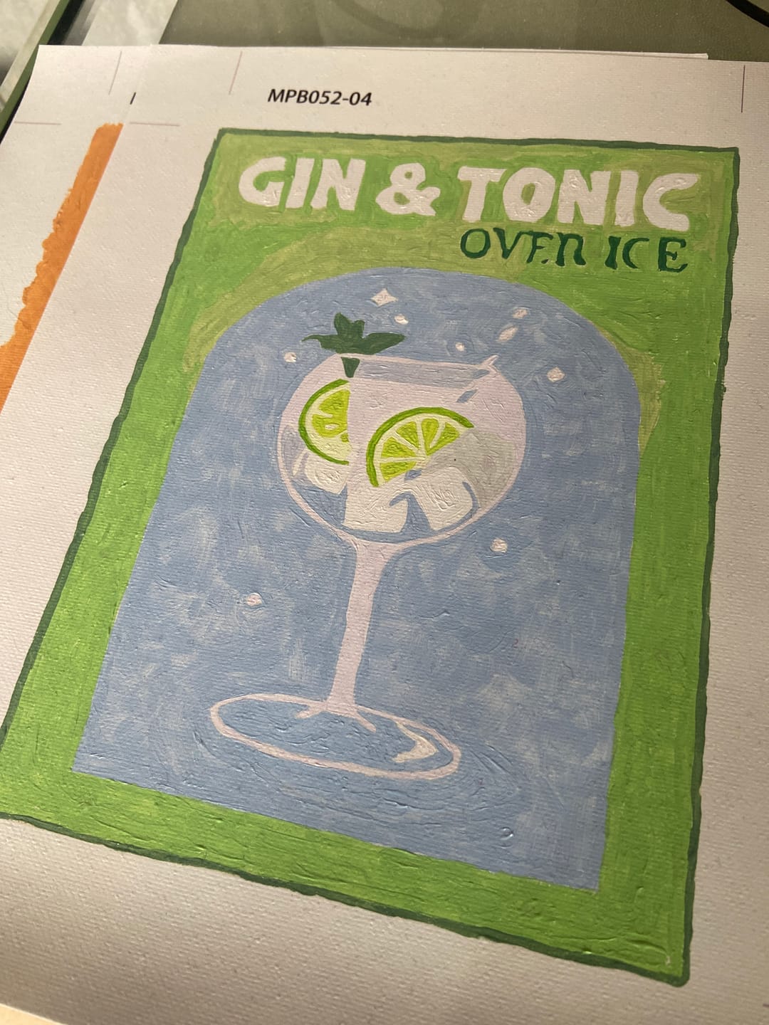 Customer photo review of 6 Mini Paintings - Colorful Cocktail Set