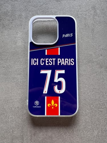 Customer photo review of Coque foot PARIS SG Domicile 1 personnalisable - TEAMCOQUES