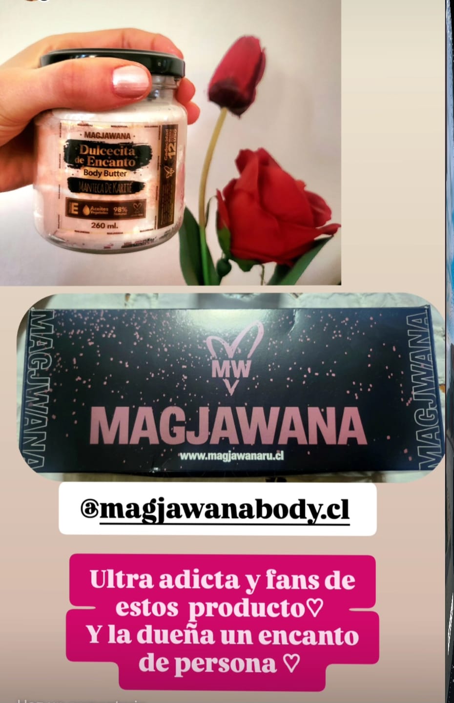 Customer photo review of Body Butter La Dulcesita de Encanto