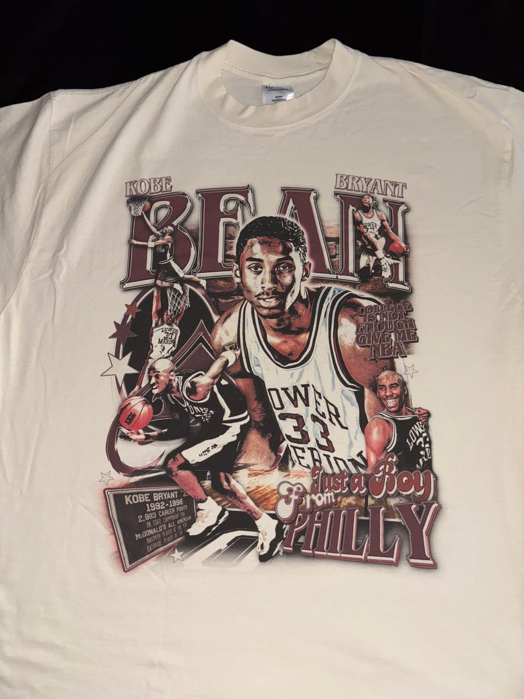 Customer photo review of Kobe "Highschool" Tee