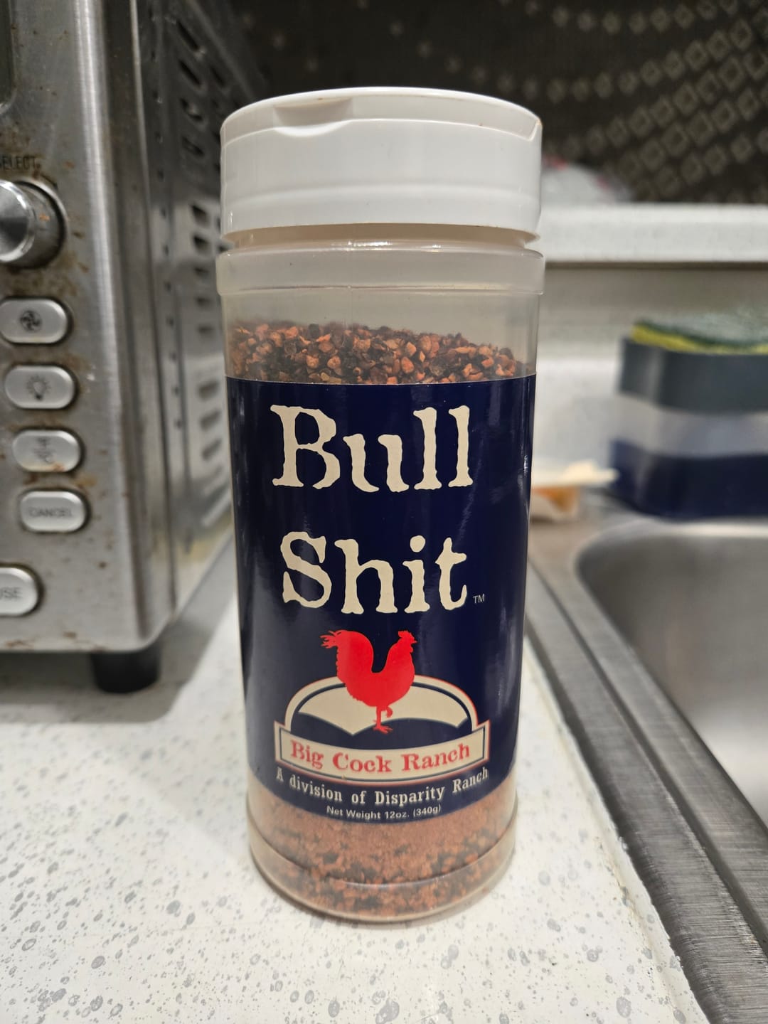 Customer photo review of Bull Shit Seasoning & Rub 13oz shaker