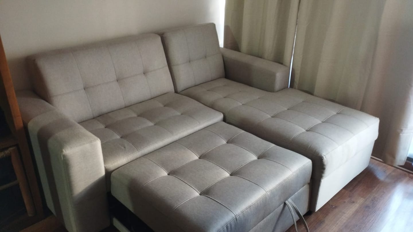 Customer photo review of Sofá en L Cama Baúl Paris