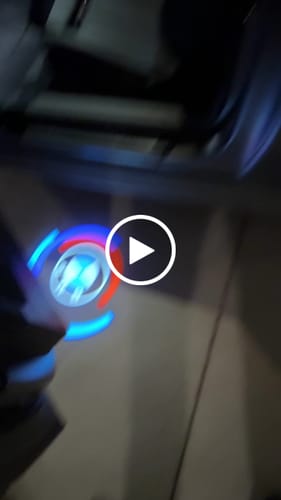 Customer video review of BMW LED DOOR LIGHTS