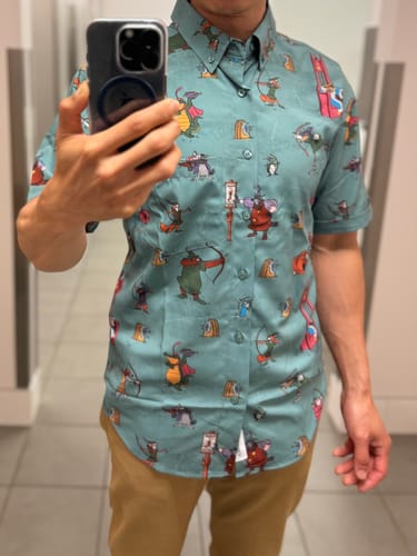 Customer photo review of Disney's Robin Hood "Archrivals" – KUNUFLEX Short Sleeve Shirt